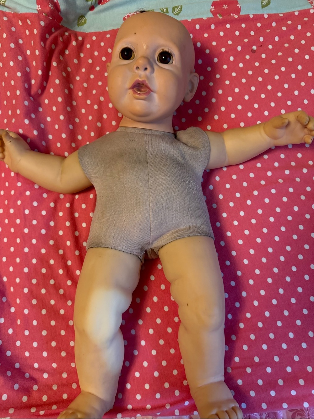 Vintage reborn doll